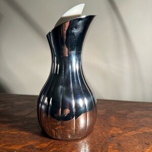 Georg Jensen Legacy Pitcher In A Mirrored Stainless Steel Finish W/ Stopper 8in